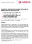 Vodafone* rapporterar ett resultat före skatt om MSEK 1 887 för räkenskapsåret