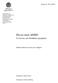 Elever med ADHD. Ur elevers och föräldrars perspektiv. Sabina Carlsson & Ana Lazo Almgren. Rapport nr: 2014vt00877. Handledare: Niklas Norén