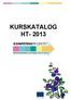 KURSKATALOG HT- 2013