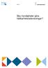 2009:17. Ska myndigheter göra hållbarhetsredovisningar?
