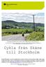 Cykla från Skåne till Stockholm