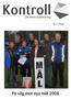 Nr.1 2008 På väg mot nya mål 2008