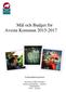 Mål och Budget för Avesta Kommun 2015-2017
