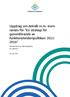 Uppdrag om delmål m.m. inom ramen för En strategi för genomförande av funktionshinderspolitiken 2011-2016
