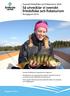 Så utvecklar vi svenskt fritidsfiske och fisketurism Årsrapport 2014