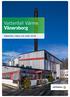 Vattenfall Värme Vänersborg. Säkerhet, hälsa och miljö 2014