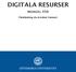 DIGITALA RESURSER MANUAL FÖR. Föreläsning via Acrobat Connect