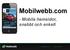 Mobilwebb.com - Mobila hemsidor, snabbt och enkelt