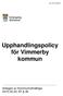 Upphandlingspolicy för Vimmerby kommun