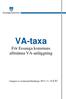 VA-taxa För Essunga kommuns allmänna VA-anläggning