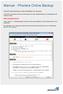 Manual - Phonera Online Backup
