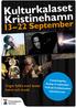 Kalasinvigning fredag 13 september 19.00 på Kristinehamns konstmuseum. Dagar fyllda med teater, konst och musik