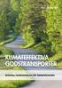 Klimateffektiva godstransporter. Regional handlingsplan för örebroregionen. regional handlingsplan för klimateffektiva godstransporter 1