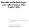 Svenska vattenledningar och vattenreservoarer, 1860-1910
