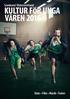 KULTUR FÖR UNGA VÅREN 2016