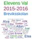 Elevens Val 2015-2016. Breviksskolan