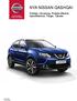 NYA NISSAN QASHQAI. Prislista, Utrustning, Prislista tillbehör, Specifikationer, Färger, Tjänster 01.01.2015 SE-06C-0494