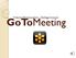 Videokonferenssystem Deltagarmanual. GoToMeeting