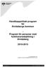 Handikappolitiskt program för Åtvidabergs kommun. - Program för personer med funktionsnedsättning i Åtvidaberg 2010-2015