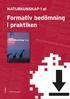 Formativ bedömning i praktiken: Naturkunskap 1a1