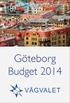Göteborg. Budget 2014