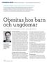 Obesitas hos barn och ungdomar ett fysioterapeutiskt perspektiv