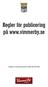 Regler för publicering på www.vimmerby.se