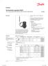 Termostatisk regulator RAVV - för 2-vägsventiler RAV-/8 (PN 10), VMT-/8 (PN 10), VMA (PN 16)