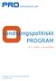 Landstingspolitiskt PROGRAM