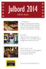 Julbord 2014. Allt för festen