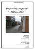Projekt Stora gatan. Sigtuna stad