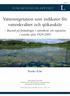 Vattenvegetation som indikator för vattenkvalitet och sjökaraktär