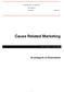 Cause Related Marketing
