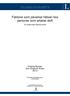 EXAMENSARBETE. Faktorer som påverkar hälsan hos personer som arbetar skift. En systematisk litteraturstudie. Kristina Nyman Ann-Chatrine Åman 2013