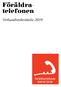 Föräldratelefonen. Verksamhetsberättelse 2010