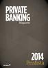 PRIVATE BANKING. Magazine. Prislista