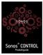 Sonos CONTROL. Produktguide