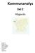 Kommunanalys. Del 2 Höganäs. Grupp 13 Åsa Hansson Isabella Lundgren Jimmy Lundström. Kristina Nilsson Lina Persson VFTF01 2009-10-02