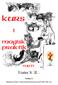 Kurs. Magisk Praktik. med Frater S\R\ Version 1.2 HERMETISKA ORDEN AV DEN GRYENDE MORGONRODNADEN 2008, 2009, 2014