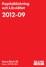 Kapitaltäckning och Likviditet 2012-09. Ikano Bank SE. Org nr 517100-0051