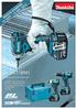 DLX2118MJ MAKITA KAMPANJ 15 SEPT - 15 DEC 2015. Kolbortsfritt Combokit 18V