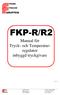 FKP-R/R2 Manual för Tryck- och Temperaturregulator