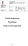 Nutrition. Lokalt vårdprogram. Vård och Omsorgsboende. Äldreförvaltningen Sundbyberg Indikator Äldreförvaltningen. Referensdokument 2015-08-01