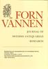 Metallsökning inom uppdragsarkeologi och vetenskaplig forskning Östergren, Majvor Fornvännen 2013(108):1 s. 53-57