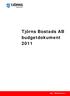 Tjörns Bostads AB budgetdokument 2011