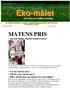 MATENS PRIS om den billiga matens konsekvenser!