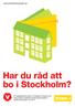 Har du råd att bo i Stockholm?