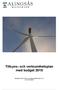 Tillsyns- och verksamhetsplan med budget 2015