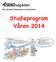 Mitt, Jämtland, Västerbotten och Norrbotten. Studieprogram Våren 2014