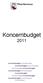 Koncernbudget 2011. koncernbudget koncernbudget koncernbudget. koncernbudget
